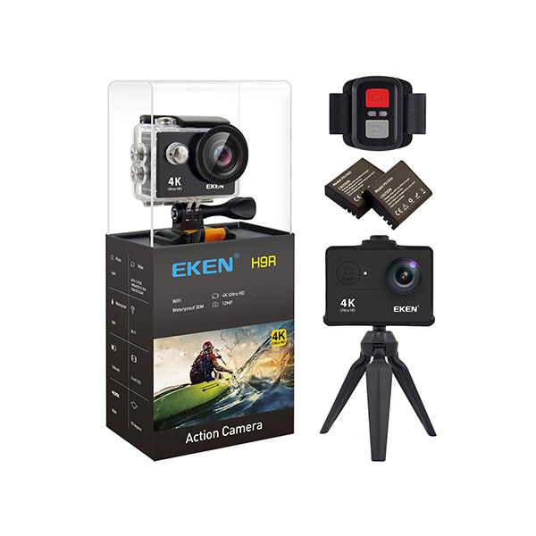 EKEN H9R 울트라HD 4K액션캠 100미터수중 방수캠 스포츠방수카메라 170 °렌즈